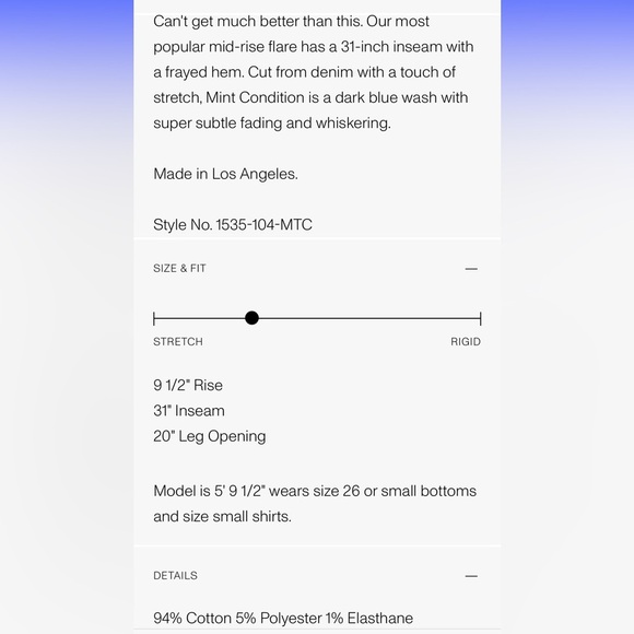 Mother The Weekender Fray Size 26 NWT - Picture 4 of 13